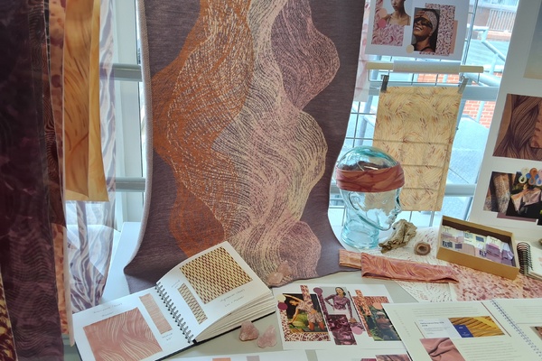 Isabella's work space